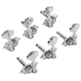 thumbnail image 3 of Guitar Guitar Tuning Key 3 Left 3 Right 1:18 Gear Ratio Stable Durable Easy Install Musical Instrument Parts, 3 of 7