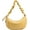 Yellow, variant on Kukuzhu Shoulder bag for women, Trendy Designer Hobo Tote PU Leather Handbag Purse with Zipper Closure & Drawstring Straps