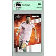 Lionel Messi 2023 Leaf HYPE! #130a Only 5000 Made! Rare Inter Miami Card PGI 10