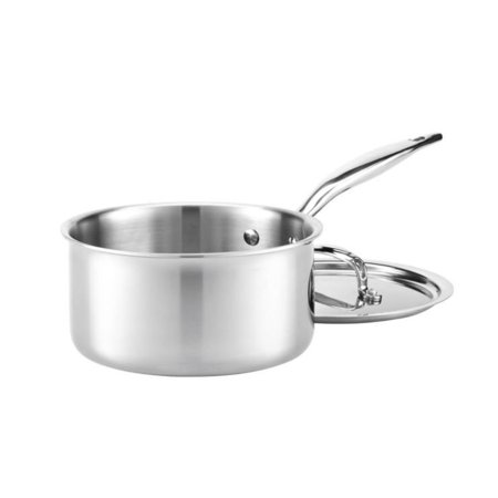 

Heritage Steel Cookware Stainless Steel Saucepan with Cover | 3 Qt.