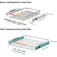 thumbnail image 2 of Expandable Pull Out Cabinet Organizer Slide Out Drawers for Kitchen Cabinets .~.&#W x .&#&#D Pull Out Drawers for Kitchen Cabinets, 2 of 9