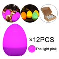 thumbnail image 1 of Paquete de 12 huevos de Pascua rico y de 2.0 in para relleno de bolsas, decoración para hogar, regalos de temáticos de Pascua, búsqueda Iluminación rosa yotijar Huevos de Pascua, 1 of 10
