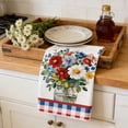thumbnail image 4 of Hovilon Independence Day Kitchen Towels - Red White Blue Patriotic Dish Towels & Hand Towels, Absorbent Tea Towels for 4th of July, Memorial Day, Labor Day Decor and Cooking Baking Cleaning, 4 of 6