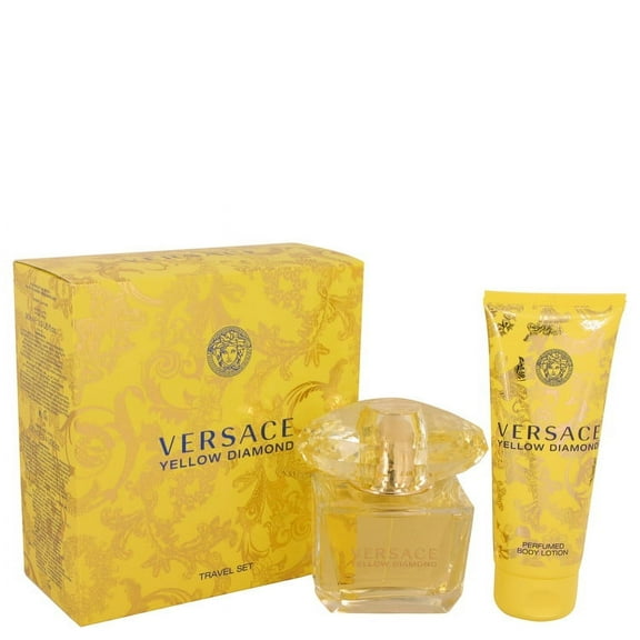 Versace Yellow Diamond by Versace - Women - Gift Set -- 3 oz Eau De Toilette Spray   3.4 oz Bo