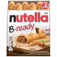 thumbnail image 2 of Nutella B-ready Hazelnut Spread with Cocoa Wafer, Snack Bar Pack, 6 Individually Wrapped Bars-Pack Of 2, 2 of 2