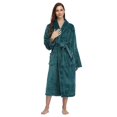 thumbnail image 1 of Women's Warm Fleece Winter Robe, Long Plush Bathrobe, 1 of 4
