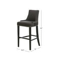 Devon & Claire Laguna Fabric Nailhead Trim Bar Stool, Multiple Colors