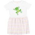 thumbnail image 3 of Inktastic Jumping Frog Girls Toddler Dress, 3 of 5