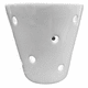 thumbnail image 1 of Maceta de cerámica esmaltada Blanca con forma de Vaso Chica para Orquídeas, 1 of 1
