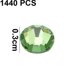 thumbnail image 2 of Flat Back Nail Crystals, Glass Crystal Rhinestones For Craft Nails Dance Costumes----apple green--Product code 71301 apple green, 2 of 4
