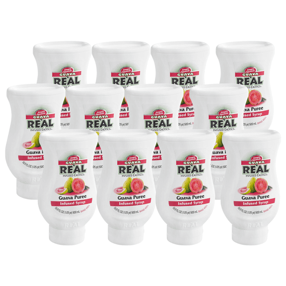 Real Guava Puree Infused Syrup, 16.9 fl oz - Tropical Flavor