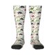 thumbnail image 1 of Fotbe Dinosaur Calcetas Divertidas Estampadas para Hombre y Mujer, Calcetas de Algodón hasta la Rodilla para Caminar, Correr, Enfermería y Embarazo, 1 of 6