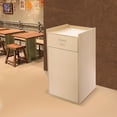 thumbnail image 3 of 30L Trash Can, 27.24Qt Trash Can Garbage Bin, Commercial Trash Can Cabinet With Trash Bag, Load-Capacity 110.23lbs, Wooden Trash Receptacle For Indoor & Outdoor, Restaurant (Brown), 3 of 17