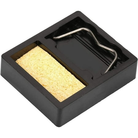 

Egebert HWY-001 Mini Electric Soldering Iron Stand Holder with Tip Cleaner Sponge 600 ℃ High Temperature Resistant for Soldering Assembly and Crafts