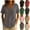 Style2-Gray linen shirt women, variant on Mceream Linen Shirts for Women Loose Fit Button Down V Neck Blouses Oversized Long Sleeve Casual Work Tunic Tops Lapel Business Drop Shoulder Outfit Clothes Plus Size Blusas De Lino Para Mujer XL
