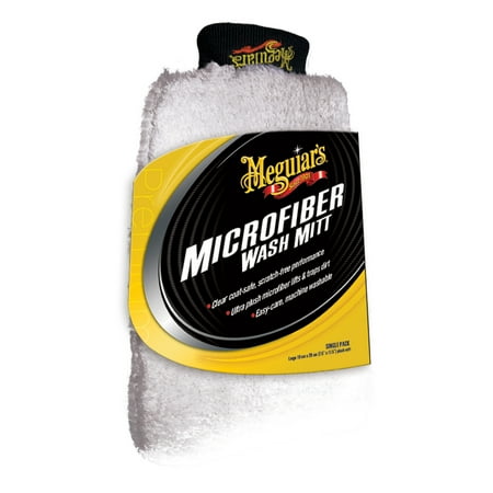 - Meguiar's X3002 Microfiber Wash Mitt – Super-Thick Reusable Wash Mitt for Ultimate Finish