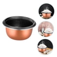thumbnail image 4 of AURARMLET Electric Cooker Inner Pot Nonstick Aluminum Alloy Rice Cooker Replacement Pot for Kitchen Use, 4 of 8