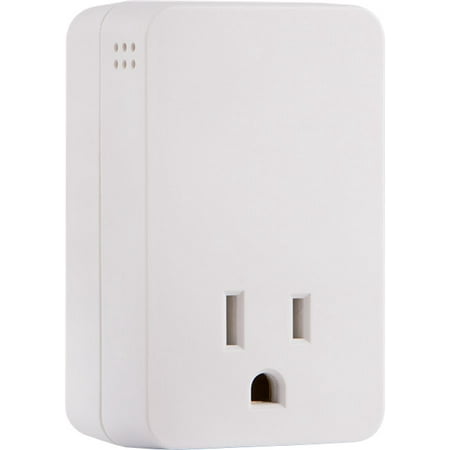 GE 1-Outlet Surge Tap 1080J Grounded Audible Alarm