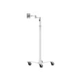 thumbnail image 2 of COMPULOCKS MEDICAL ROLLING CART EXTENDED - VESA COMPATIBLE WHITE, 2 of 7