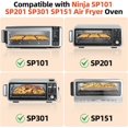 thumbnail image 2 of Air Fryer Accessories for Ninja Foodi SP101, 4pcs Black Liners and 1pack Replacement Baking Pan, 2 of 7