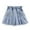 Blue2, variant on asjyhkr Girls Denim Skirts Elastic High Waist Jean Pleated Skorts Summer Lightweight Shorts for 4-15 T