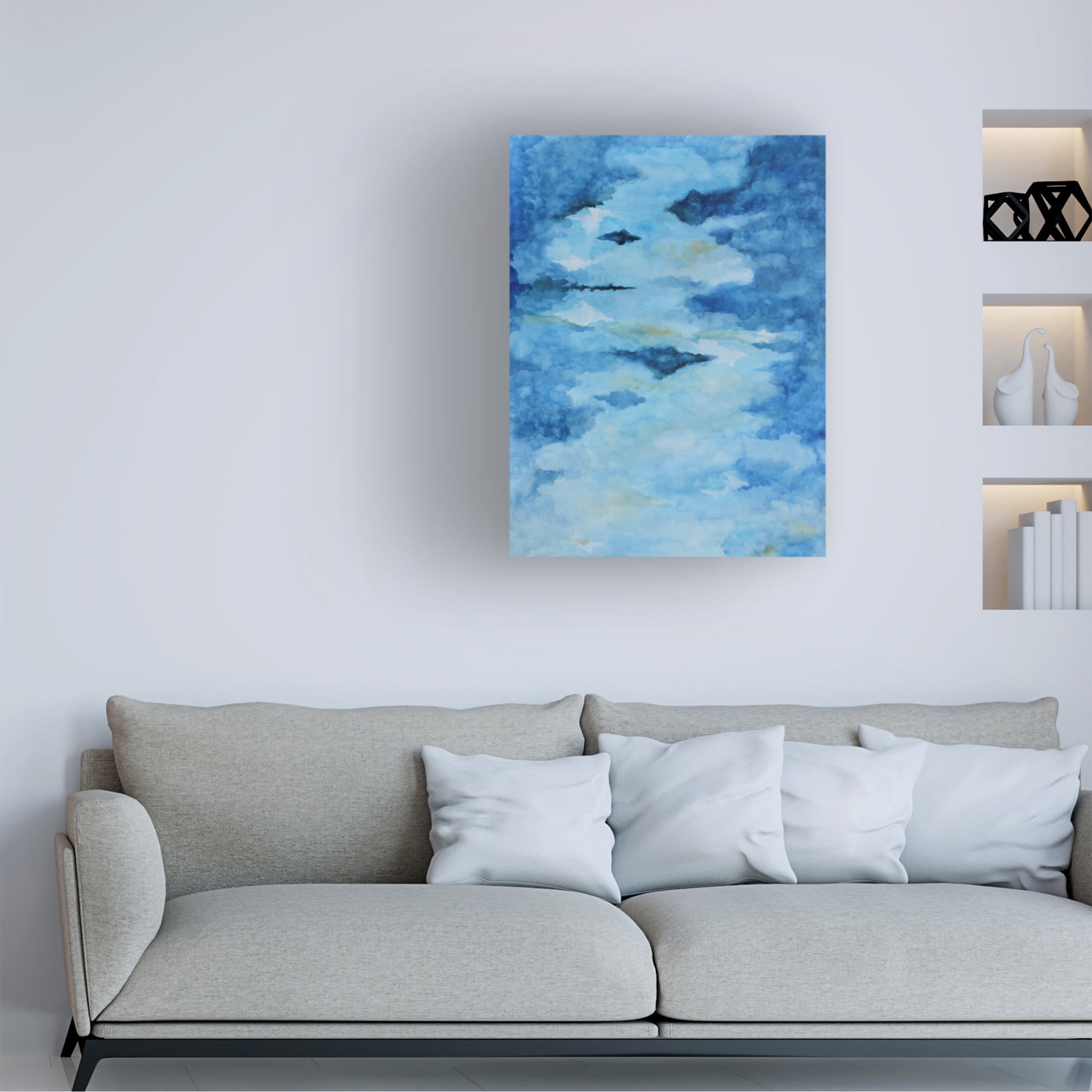 Canvas Wall Art - Maliq 'Drava' Wall Art for Living Room, Bedroom, or Office Décor by Trademark Fine Art - 18 x 24 Inches