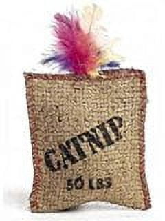 Ethical Pet Jute & Feather Catnip Sack Cat Toy