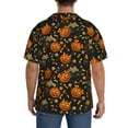 thumbnail image 3 of Pofeuu Spooky Sweets Print Mens Casual Short Sleeve Shirts Beach Summer Spread Collar Pocket Tops Men's Casual Short-sleeved Shirt-Medium, 3 of 5