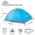 thumbnail image 2 of Tienda de Campaña JELUCAMP Tipo Cúpula para 1-2 Personas, Impermeable y Liviana, 2 of 7