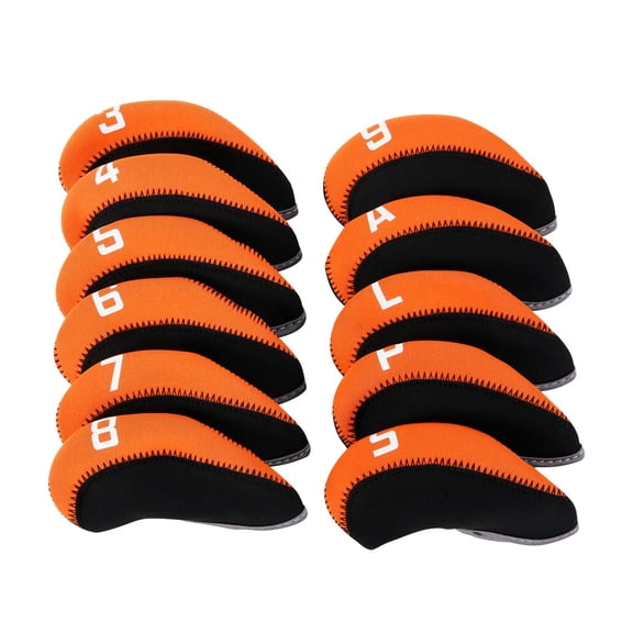 11Pcs/Pack Neoprene Iron Headcovers Golf Club Protector Set Golf Accessories