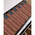 thumbnail image 3 of American Flag Stair Treads for Wooden Steps Indoor Runner Rug Carpet, Blue Red Star Stripe Farmhouse Wooden 10 Pieces Peel and Stick Staircase Step Treads Covers Washable Throw Door Mats, 30"x8", 3 of 5