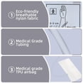 thumbnail image 5 of Brazalete de presión arterial extragrande Alcarefam, 22-54 cm (9-21 pulgadas), compatible con monitor de presión arterial Omron, repuesto extragrande para brazo grande de adulto, con 6 conectores, 5 of 5