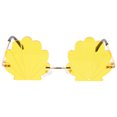 thumbnail image 1 of FRCOLOR 1 Pce Lunettes de Vue Design Conque Accessoire Photo Lunettes de Fête (Jaune), 1 of 5