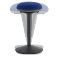 thumbnail image 4 of Kore Design™ Office Adjustable Wobble Stool Round Curved Seat (22” to 30”) Blue Fabric, 4 of 5