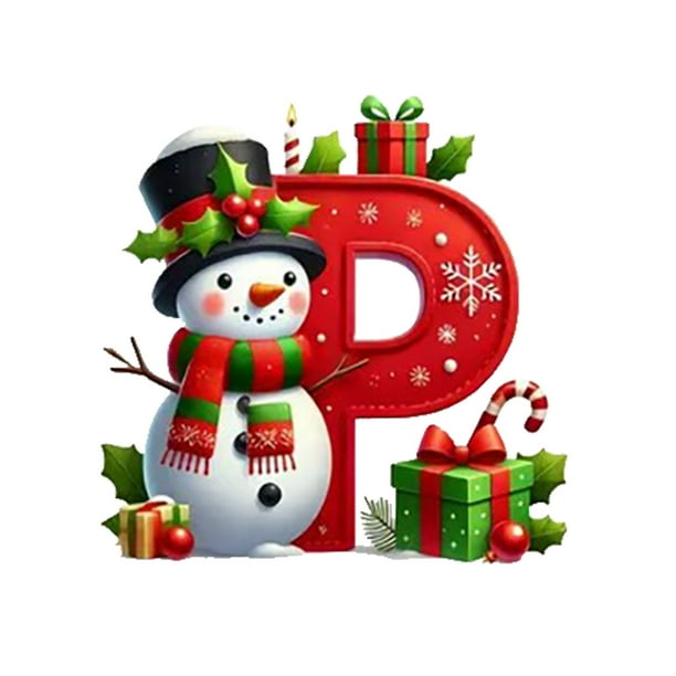 Decoraciones de Árbol de Navidad 26 Alfabeto Decoración de Árbol de Navidad Colgantes Decoración de Árbol de Navidad Decoración de Árbol de Navidad Decoración de Árbol de Navidad Decoración de Árbol D