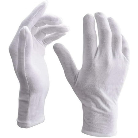 6 PAIRS SIZE 7 DERMATOLOGICAL COTTON GLOVES DRY SKIN MOISTURISING CREAM