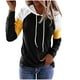 thumbnail image 1 of Puntoco moda mujer manga larga otoño camiseta impresión bolsillos con capucha blusa tops Puntoco Puntoco-4191, 1 of 4