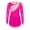 Hot Pink, variant on DPOIS Girls Long Sleeve Color Block Ballet Dance Skirted Leotard Ice Skating Dress Purple 16
