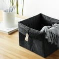thumbnail image 6 of Nordic Felt Storage Basket Living Room Tea Table Sundries Cloth Box Bedroom Socks Grey, 6 of 6