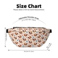 thumbnail image 3 of Naloa Forest Squirrel Nuts Print Running Belts for Men Women,Running Fanny Pack with 2-Zipper Pockets,Waterproof Waist Pack for Travel Hiking Running Outdoor Sports, 3 of 8