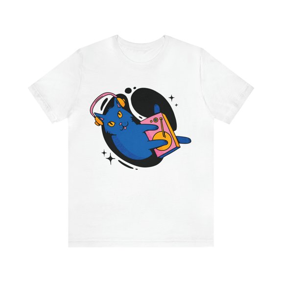Trippy DJ Cat Shirt, DJ Gift T-Shirts