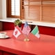 thumbnail image 4 of 1 juego de banderas de escritorio de Estados Unidos, Canadá y México, bandera nacional con asta para centro de mesa de oficina, eventos deportivos campestres., 4 of 6