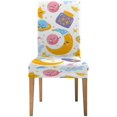 thumbnail image 1 of RYLABLUE Magic Space Stretch Chair Cover Protector Seat Slipcover for Dining Room Hotel Wedding Party Set of 1, 1 of 5