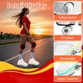 thumbnail image 6 of 2-in-1 Roller Skate Shoes & Sneakers,LED Roller Shoes,Shoes with Wheels for Women,Light Up Roller Skates Suitable for Outdoor Fun & Sports Skating, 6 of 8