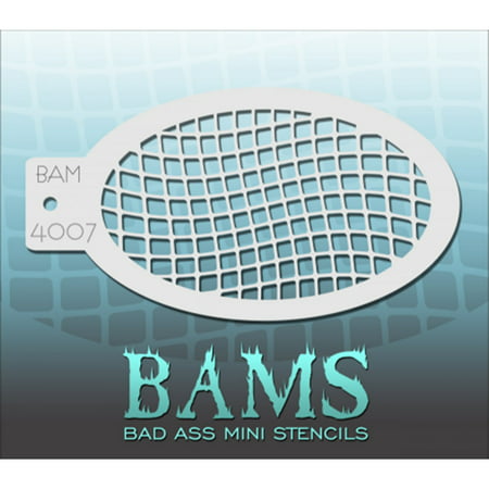 Bad Ass Net Mini Stencil BAM4007 (Best Ass On The Net)