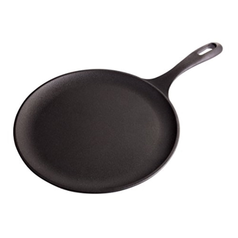 Heavy Duty Tortilla Cast Iron Griddle Oval Skillet Comal Flat Pan 18 Inches 