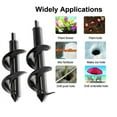 Auger Drill Bit for Planting Extended Length Garden Auger Spiral Drill