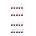 thumbnail image 1 of Ramo de flores artificiales clavel Advancent 10 piezas Púrpura, 1 of 6