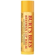 Burts Bees 100% Natural Origin Moisturizing Lip Balm, Beeswax,1 Tube