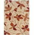 thumbnail image 4 of Linon Trio Floating Hand Tufted Polyester 5'x7' Rug in Beige, 4 of 5